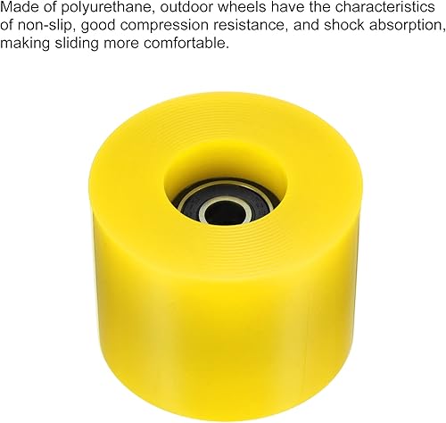 Miniatura 8 de PATIKIL Ruedas Longboard con rodamientos ABEC-9, ruedas de calle para patinetas, repuesto de rueda Cruiser