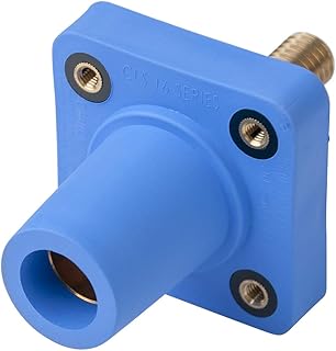 Marinco Power Products CLS40FRSB-D CLS 16 Series Panel Mount (400A/ 600V) 1.125" Threaded Stud; Female - Blue (D)
