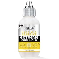 Vista 1 de Goiple Pegamento de peluca para pelucas de encaje frontal, pegamento de peluca de encaje frontal impermeable para pelucas, adhesivo de encaje