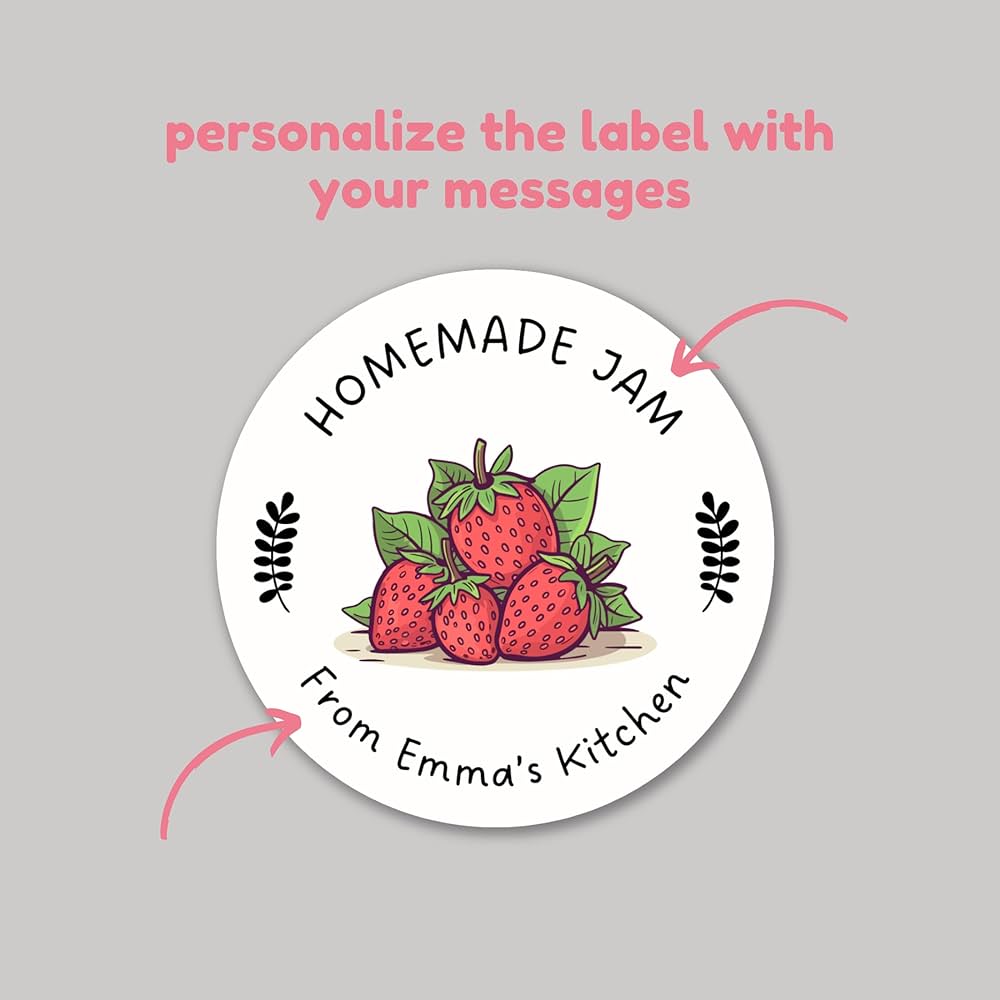 amazon-com-emma-pink-studio-homemade-jam-personalized-jam-packed-with-love-labels-for-gift-handmande-items-bakery-business-stickers-homemade-party-favors-various-sizes-strawberry-arts-crafts-sewing for Free Printable Homemade Jam Labels Amazon.com: Emma Pink Studio Homemade Jam, Personalized Jam Packed with Love Labels for Gift, Handmande Items, Bakery Business Stickers, Homemade Party Favors, Various Sizes (Strawberry) : Arts, Crafts & Sewing for Free Printable Homemade Jam Labels