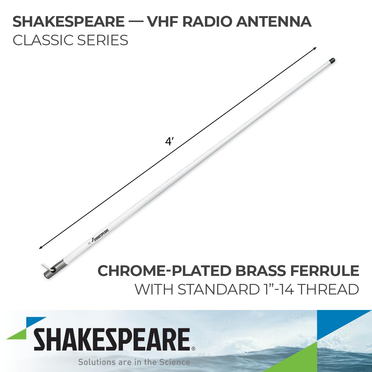 Shakespeare Antena 5104 4' Centennial VHF