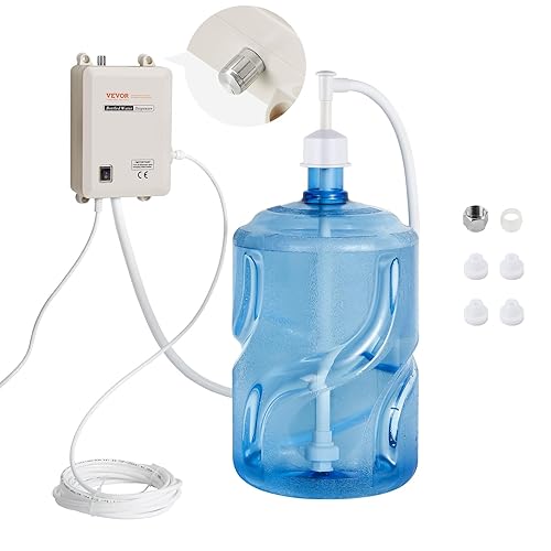 VEVOR Sistema de bomba dispensador de agua embotellada, sistema de dispensación de 5 galones, dispensador de agua eléctrico automático, bomba de