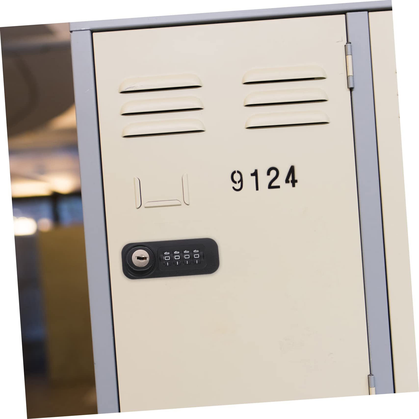 WOONEKY 3 Pezzi 4 Armadietto Serratura Del Cancello Serratura Senza Chiave a Combinazione Blocco Della Password Del Cassetto Serrature a Camma Serrature Con Codice Tecnopolimeri