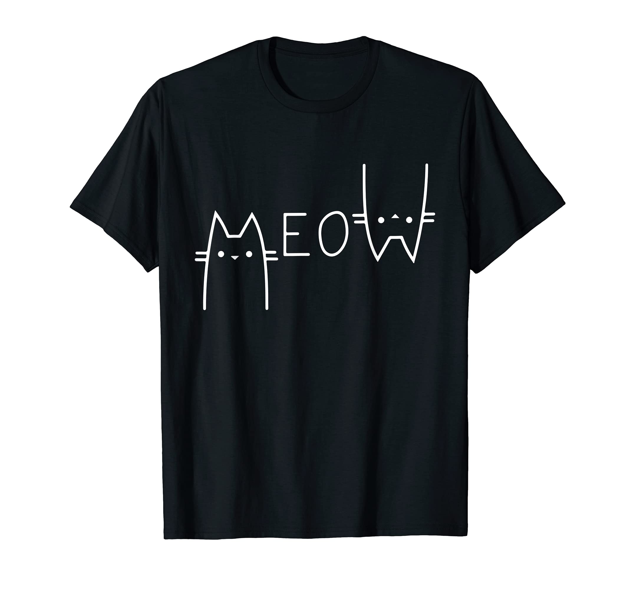 Funny Meow Lovers - Cat Mom Gifts for Girls Women Cat Mama T-Shirt