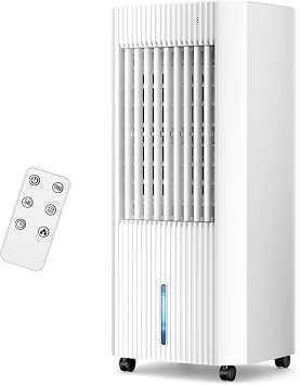 Antarctic Star Portable Evaporative Air Cooler - Small Air Cooler with 3 Modes & 3 Speeds, 1.5Gal Tank for 15H Cooling, 140 Oscillation, 16.4FT Remote for Bedroom Indoor Use