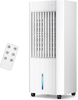 Antarctic Star Portable Air Conditioners - Small Air Cooler with 3 Modes & 3 Speeds, 1.5Gal Tank for 15H Cooling, 140° Oscillation, 16.4FT Remote for Bedroom Indoor Use