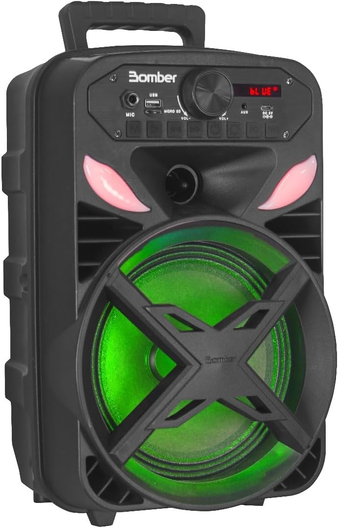 Bomber, Caixa de som Bomber Papão 300 Portátil Bluetooth USB 110/220