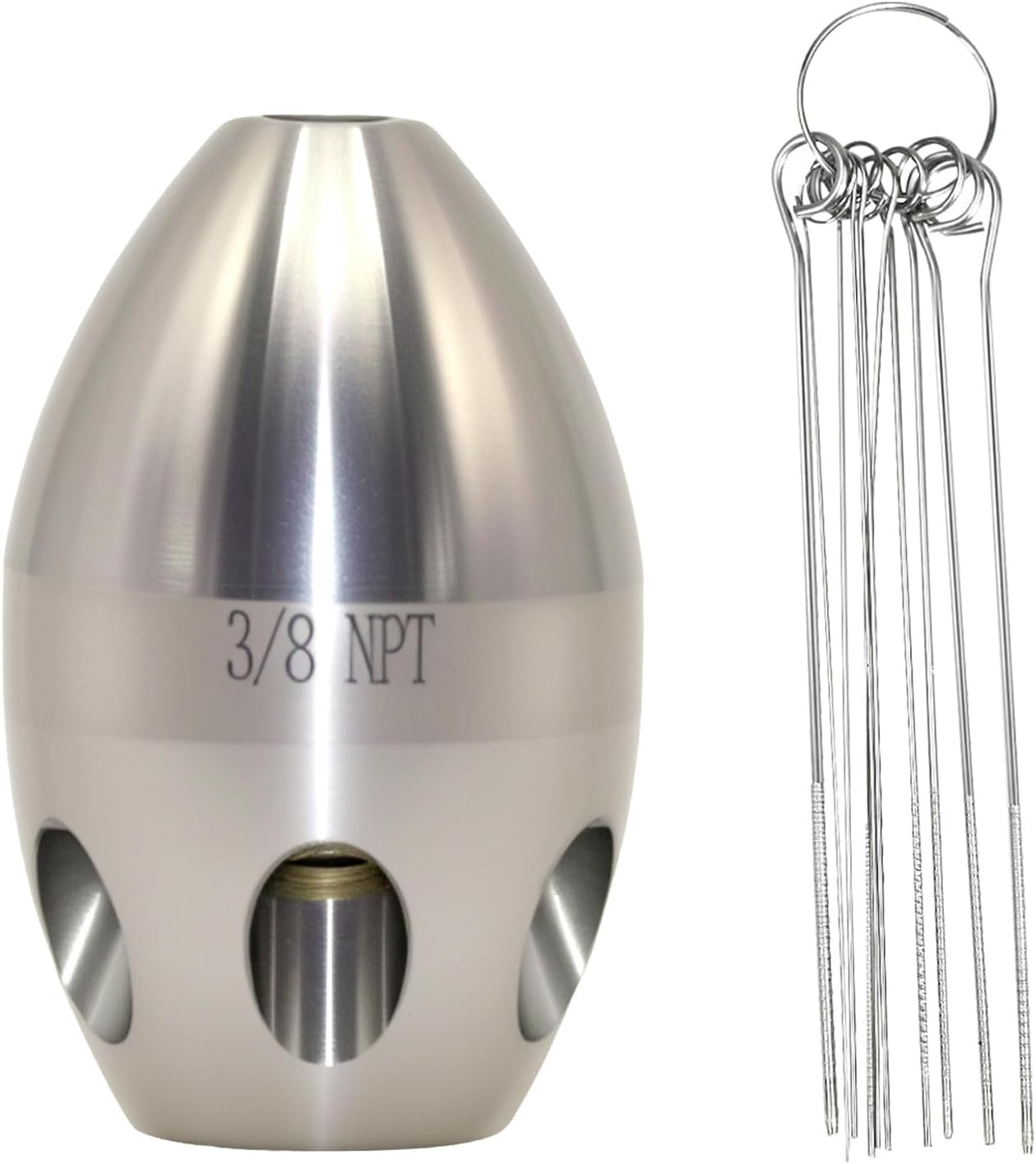 Professional Sewer Jetter for Pressure Washer - 3/8" NPT Nozzle with Clean Needle | Compatible with Drain Cleaning, Pipe Jetting & Sewer Maintenance