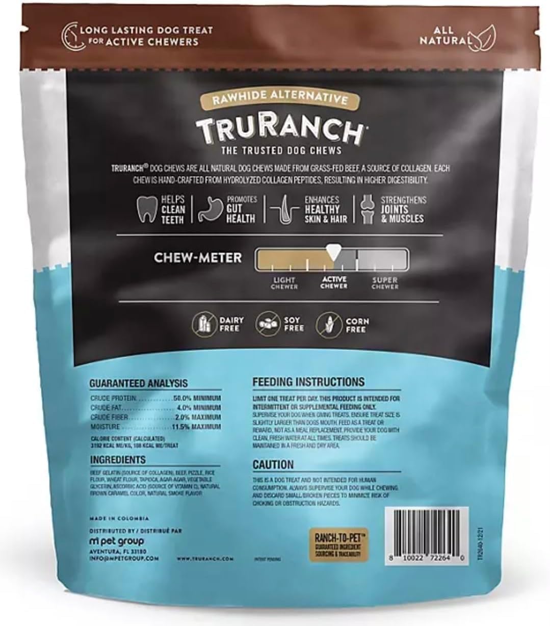 Collagen Roll 5-6'' Bully Flavor, 24 ct., 3.16 Pound (Pack of 1)