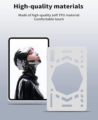 REDMAGIC Astra ゲーミングタブレット9インチ用ケース、NOUKAJU タブレット保護ケース、落下防止、傷防止、REDMAGIC Astra用保護カバーホワイト