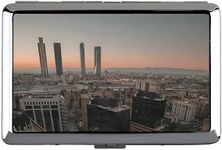 [YENDOSTEEN] タバコ箱、シティビル建築アーキテクチャポケットキャリングタバコボックスA301