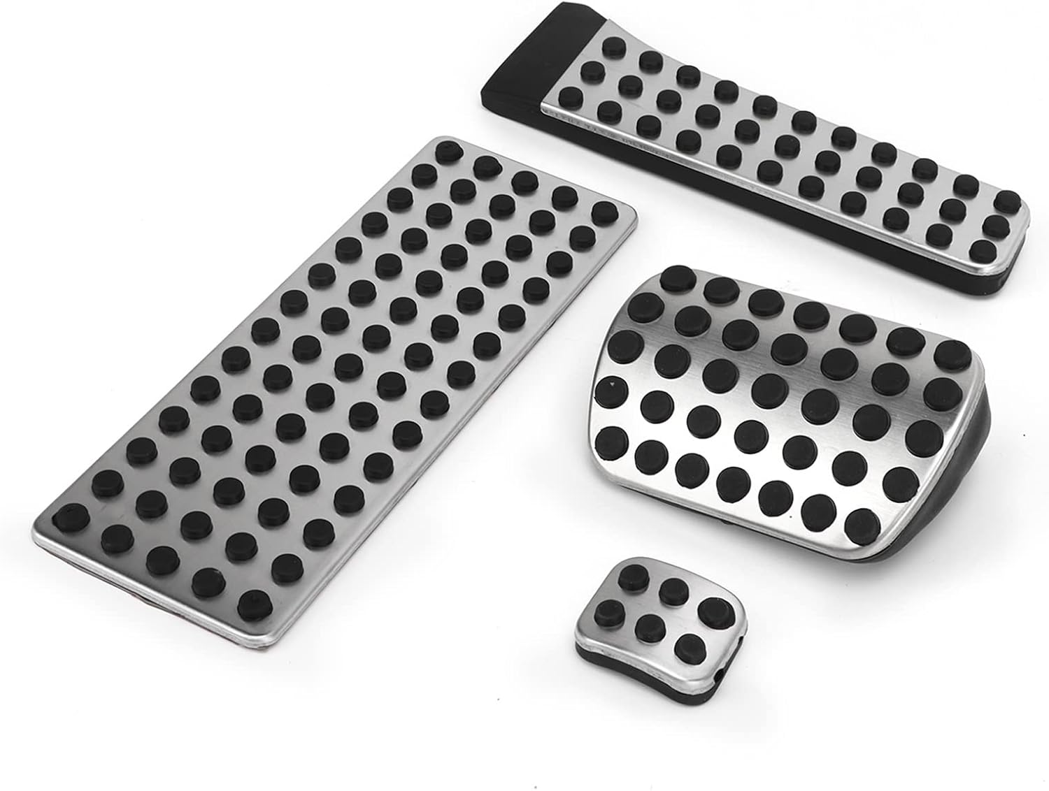 Keenso Car Accelerator Brake Foot Pedal Fuel Gas Brake Pads Set Replacement for Benz AMG C E S GLC GLK SLK CLS SL Class (at+ Rest Pedal)