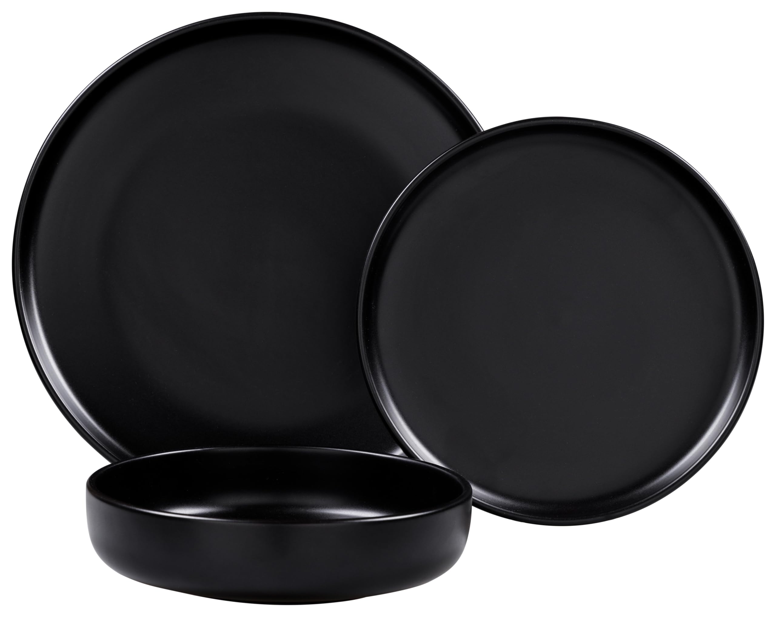 Juego de 18 platos Skandik Black