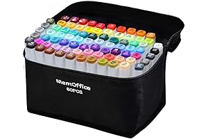 80-Color, Dual Tip Alcohol-Based Art Markers