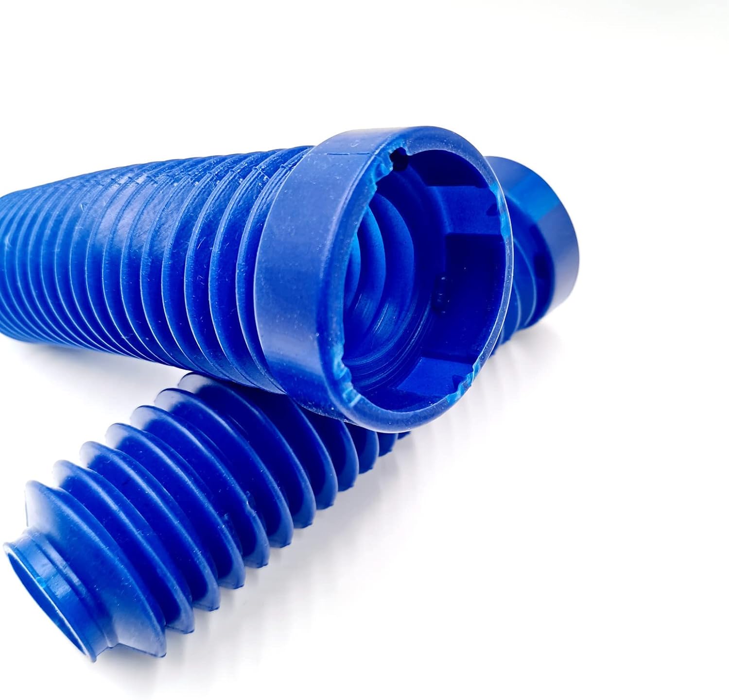 2X Front Fork Shock Boots Blue Dust cover Tube boots pipe Fits For Honda ATC 250R 1983 1984 1985 1986