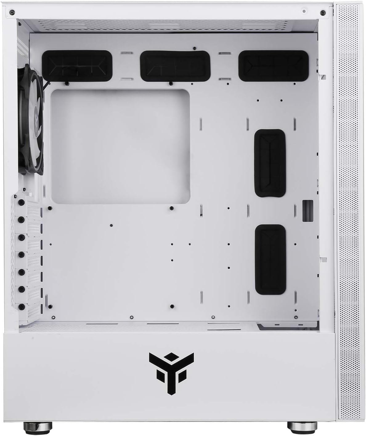 iTek Vertibra S210W Gaming Middle Tower 12 cm ARGB Fan, 2xUSB3, Side Panel Temp Glass, White Edition, ITGCAVS210W, White - Image 5