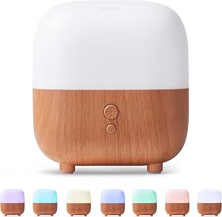 InnoGear 150ml Essential Oil Diffuser, Premium 5-in-1 Diffusers for Home Scent 8 LED Color Aromatherapy Diffuser Air Desk Mini Humidifier Small Vaporizer Aroma Diffuser for Computer Laptop Room Office