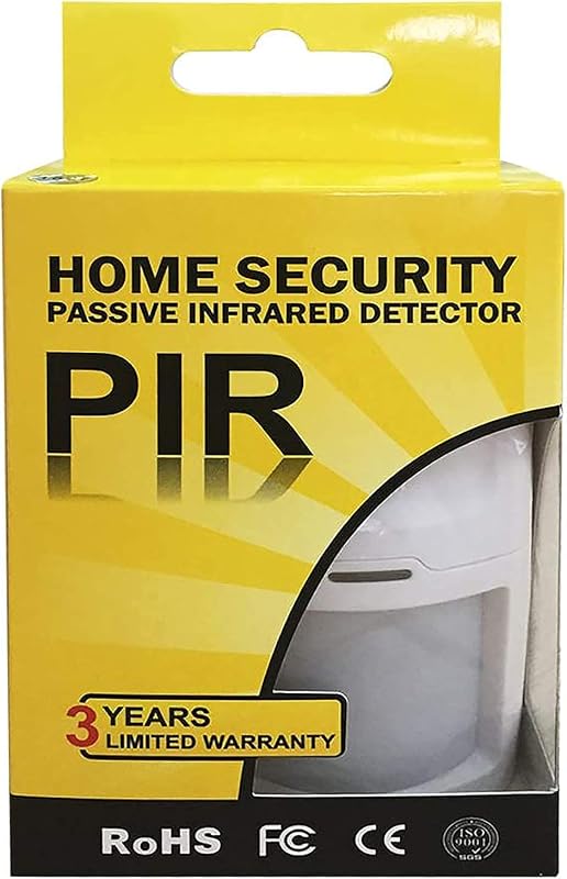 Wolf-Guard 433 MHz PIR Mozgásérzékelő - 12 méteres hatótávolság, vezeték nélküli, elemes, fehér, riasztórendszerhez, otthoni és üzleti bizto
