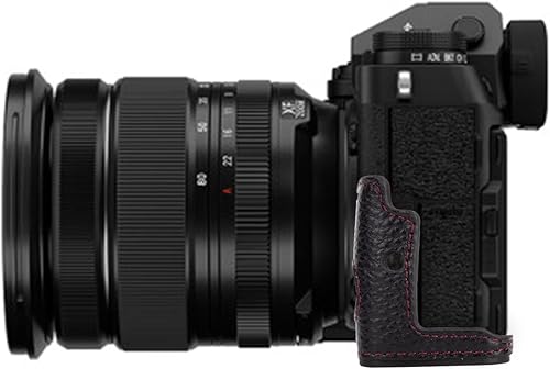 Miniatura 5 de Rieibi Fuji XT5 - Funda de piel auténtica de calidad para cámara digital X-T5, funda protectora para Fuji XT5 X-T5, color negro