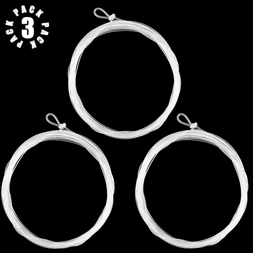 Miniatura 57 de SF Lazo preatado para pesca con mosca, líder cónico de nailon transparente trucha de agua dulce y salada Permiso de pescado de hueso de salmón