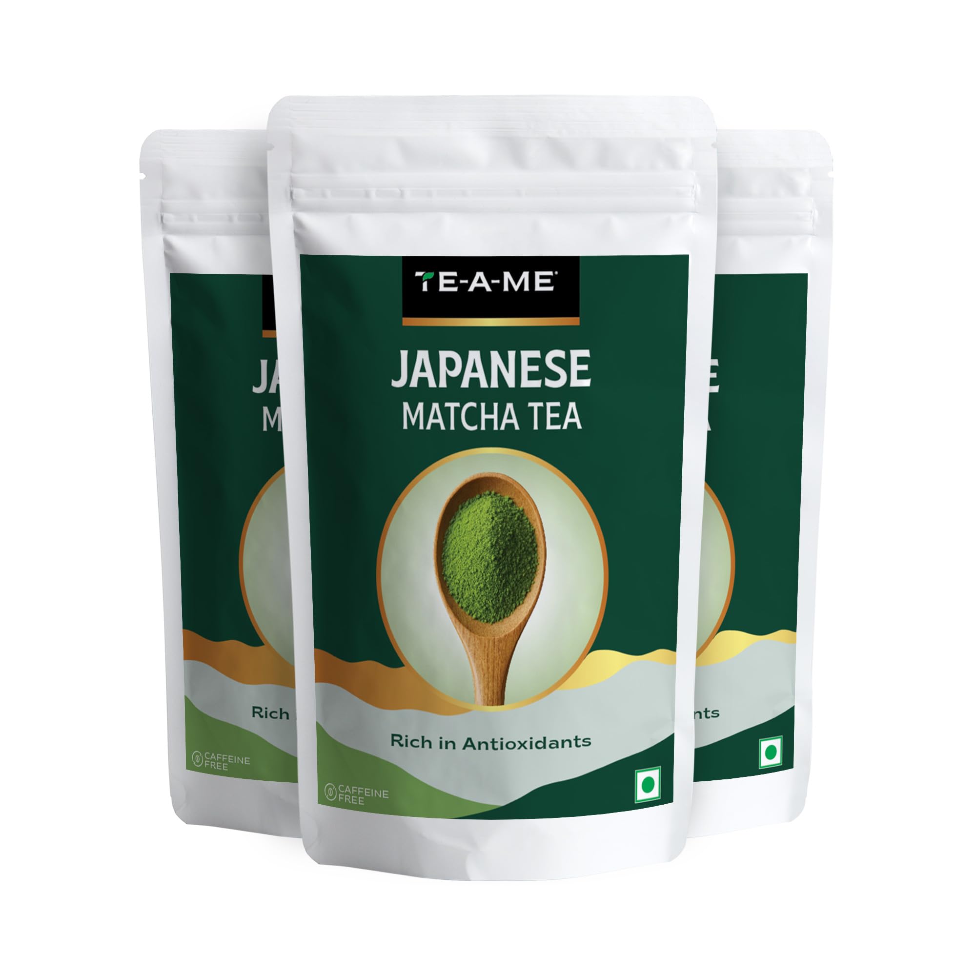 TE-A-ME Matcha Tea Powder, 150g (99 Servings) | 100% Japanese Matcha Green Tea Powder | 50g - pack of 3 | Christmas Gift | New Year Gift