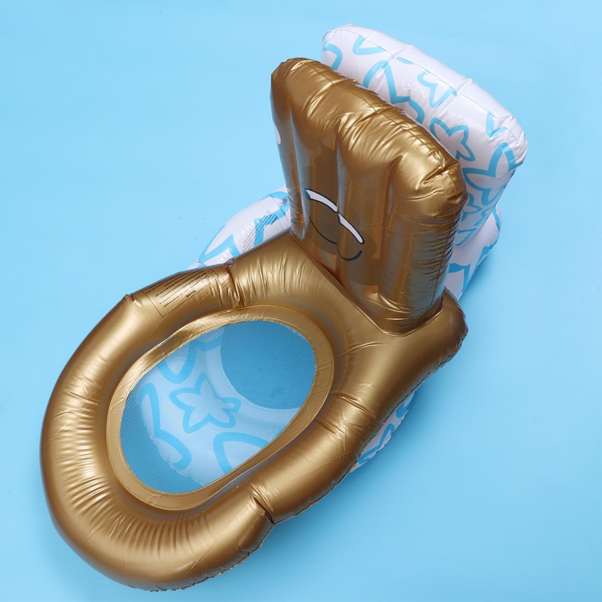 Aufblasbarer Schwimmring 1 Stück PVC Toiletten Design für Erwachsene