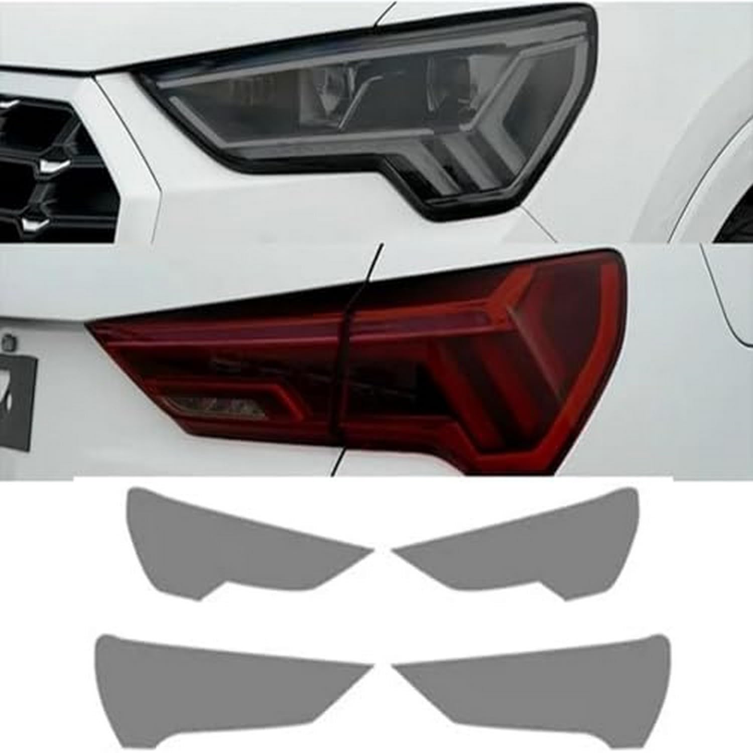 Film phare Audi Q3 F3 en TPU noir transparent haut de gamme