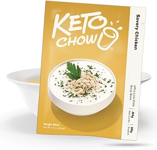 KETO CHOW SAVOURY CHICKEN SOUP - 1 MEAL PACK