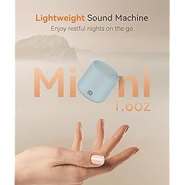 Dreamegg Portable White Noise Machine - Travel Sound Machine for Sleep, Features Powerful Battery, Egg-Sized, 16 Nature Sounds, Timer, Sound Machine for Baby Adults Office Privacy Home Gift (Ocean)