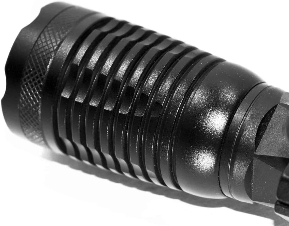 Trinity 1500 Lumen Tactical Flashlight w/Picatinny Rail Mount – LED Weapon Light for Rifles Shotguns Mossberg Remington Winchester
