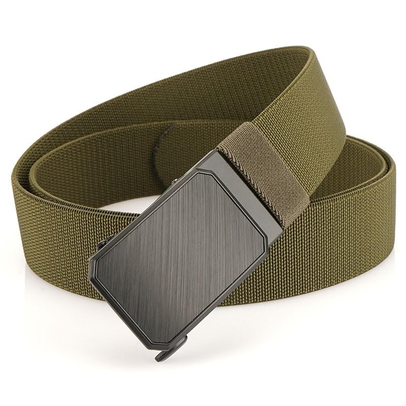 Men's Stretch Nylon Belt with Heavy Duty Quick Release Buckle