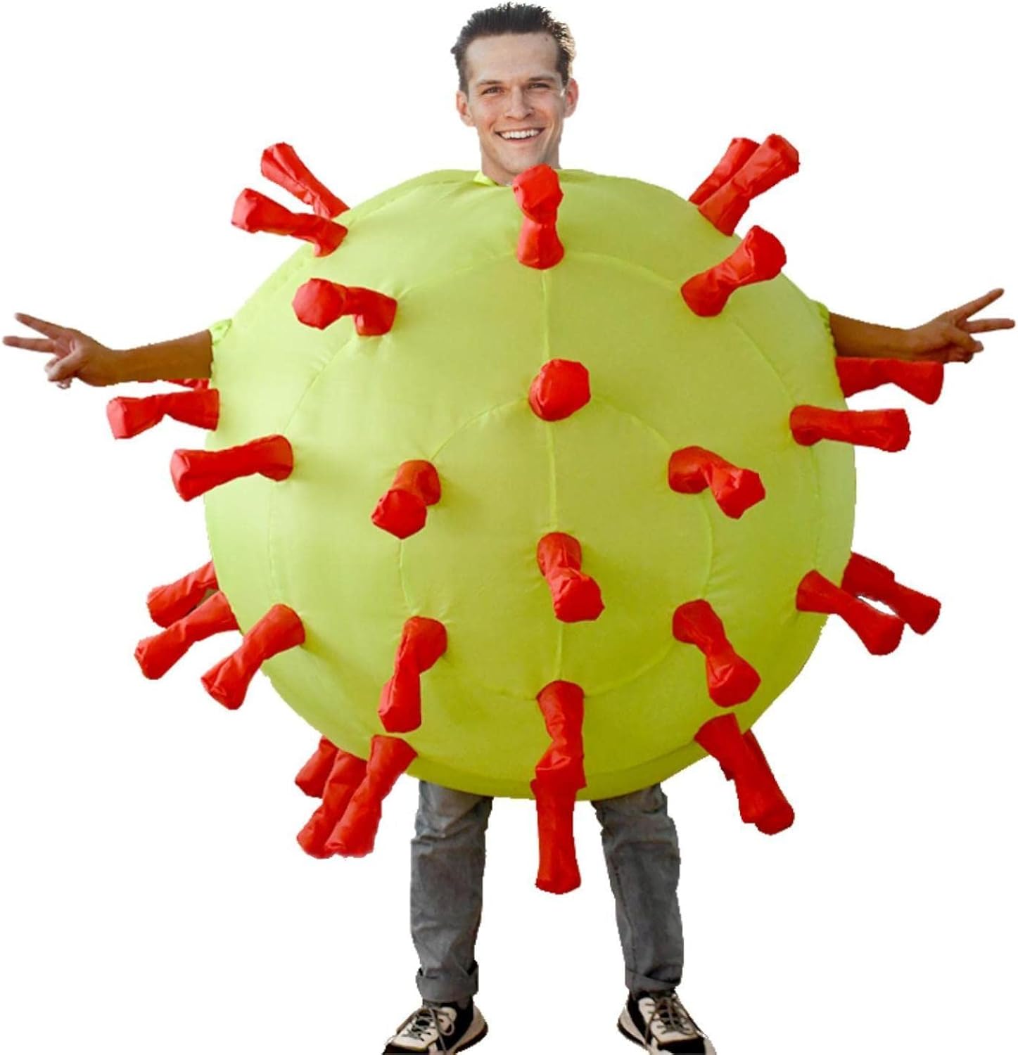 Amazon.com: JDS Toy Store Inflatable Virus Halloween Costume Funny Blow ...