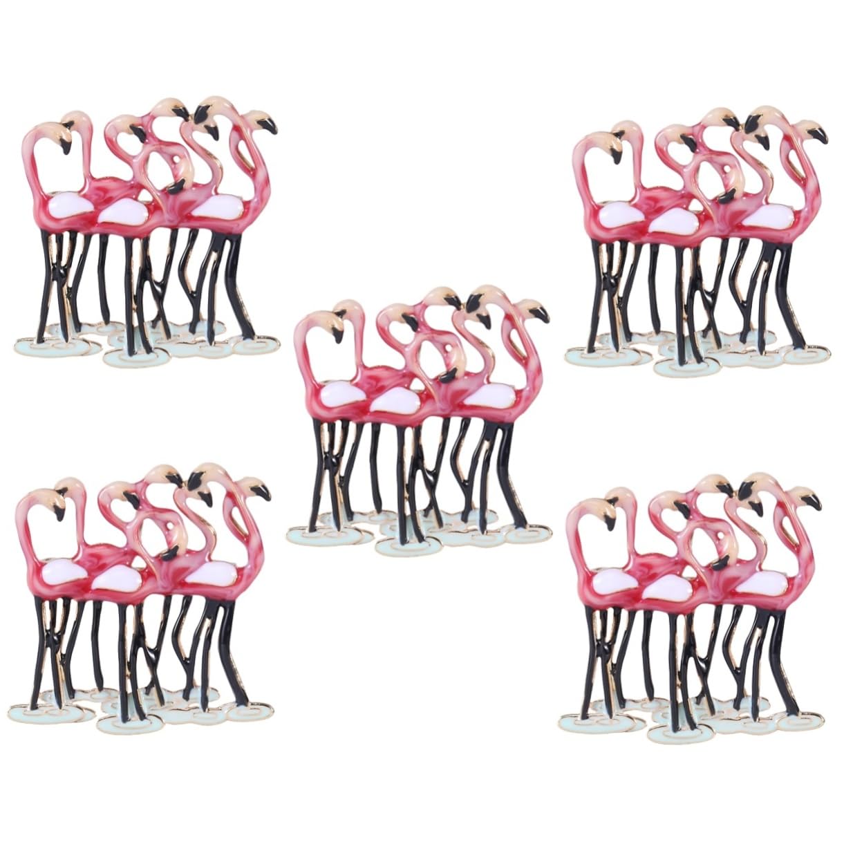 SHERCHPRY Spilla Fenicottero Fermaglio Decorativo Per Spilla Perno Zaini Pin Di Strass Clip Spilla Sciarpa Spilla Per Abbigliamento Perno Per Zaini Spilla a Scialle Lega