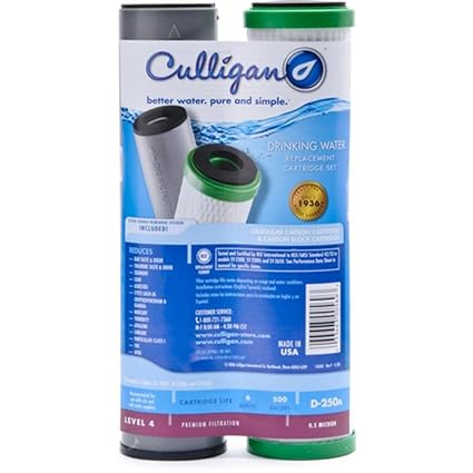 Culligan D-250A-D Level 4 Sediment Replacement Cartridge 2 Count