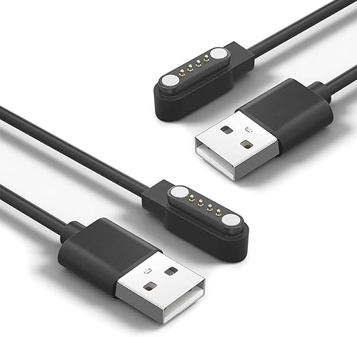 Miniatura 2 de Gloryfit - Cargador de reloj inteligente, cable de carga USB magnético de 0.157 pulgadas para relojes inteligentes Gloryfit con certificación ROHSCE