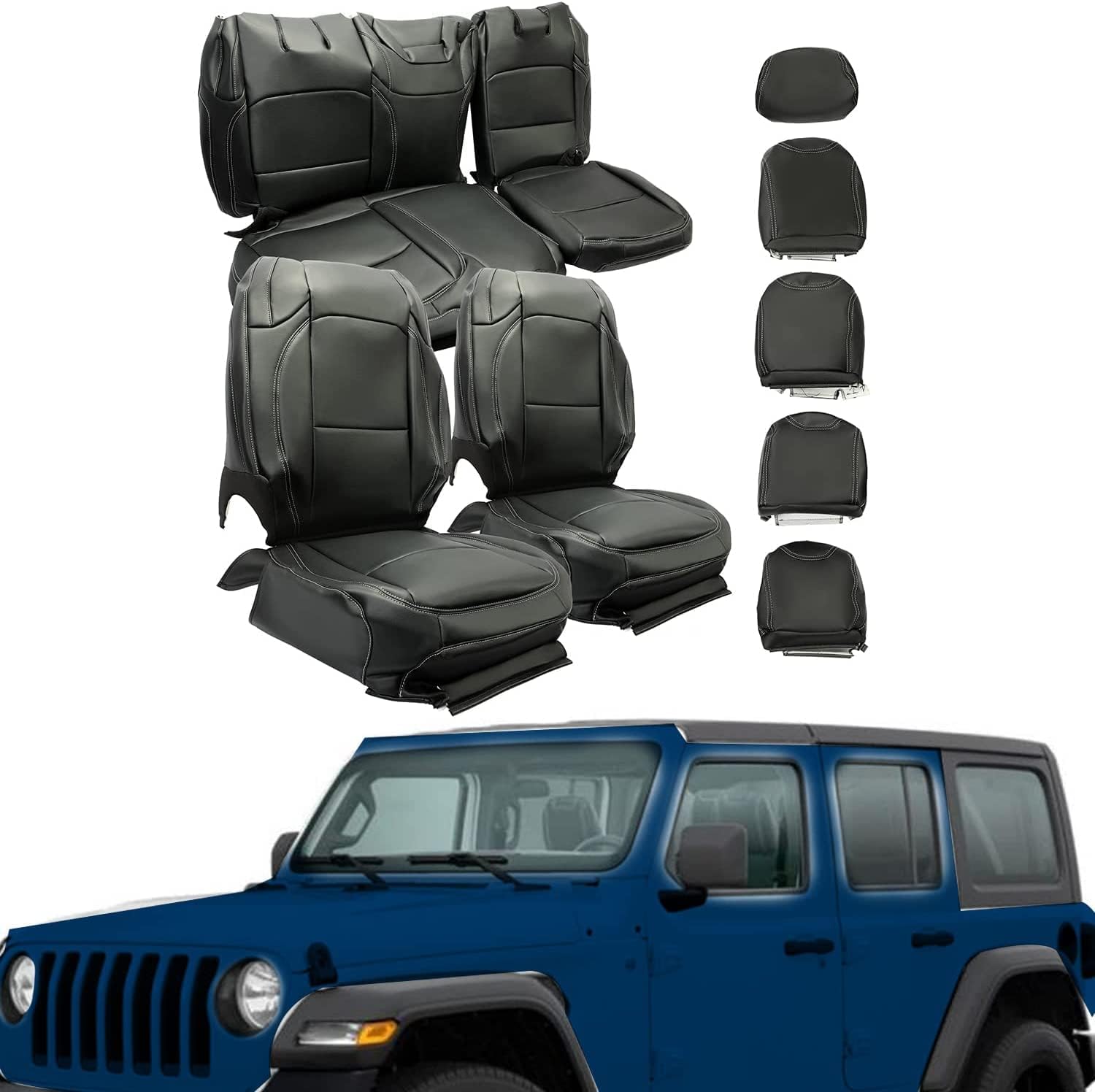KUAFU Seat Cover Replacement Set Compatible with 20182021