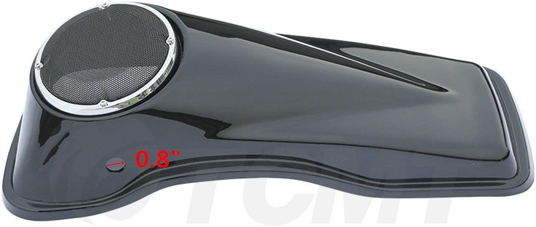 TCMT 6.5" Saddlebag Speaker Lids Fits For Harley 2014-2024 Touring Street Glide Road King Road Glide Electra Glide Ultra Limited Tri Glide