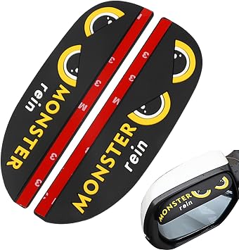 Car Rearview Mirror Snow Ice Cover, Rearview Mirror Side Mirror Rain Eyebrow | 2 Universal Rain Guard Stickers - Dustproof Interior Mirror Cover for Car Accessories Smood
