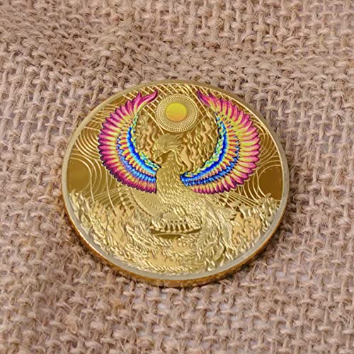 Yakin Shop Phoenix From The Ashes Twelve Chinese Zodiac Challenge Coin,Gold #TOP5