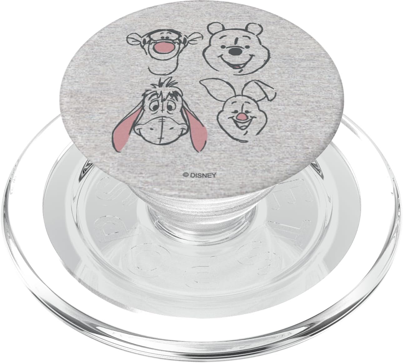 Disney Winnie The Pooh and Friends Sketch PopSockets PopWallet for MagSafe