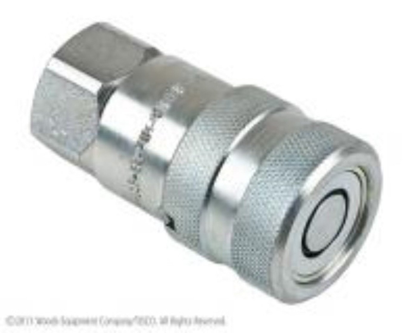 Parker Hannifin FF-1001-16FP Series FF Steel Non-Spill Flush Face Hydraulic Quick Coupler with Locking Sleeve and Female Pipe Thread, Push-to-Connect, 1" Body Size