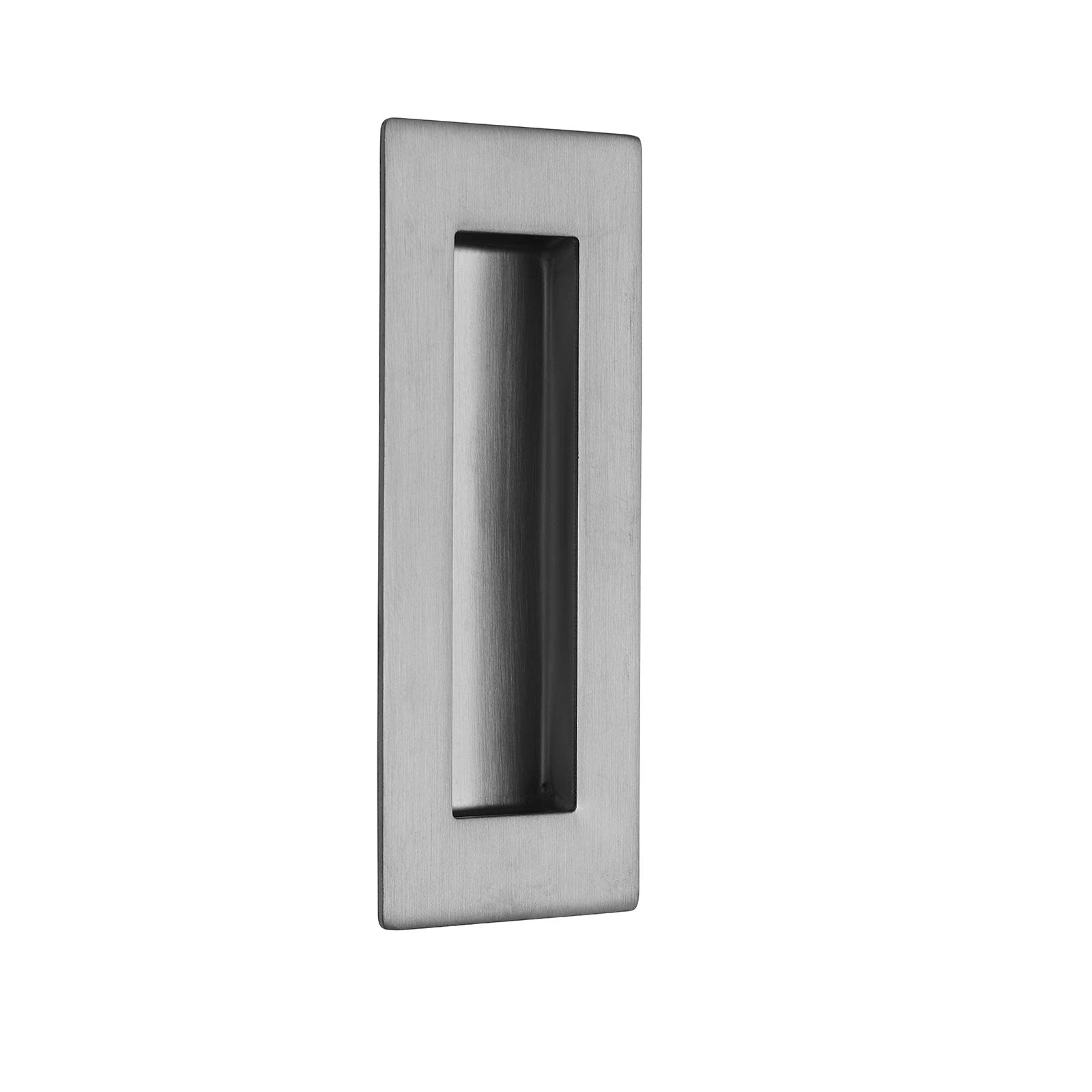 Access Hardware Satin Stainless Steel Rectangular Flush Pocket Door Handle (120Mmx50mm, )