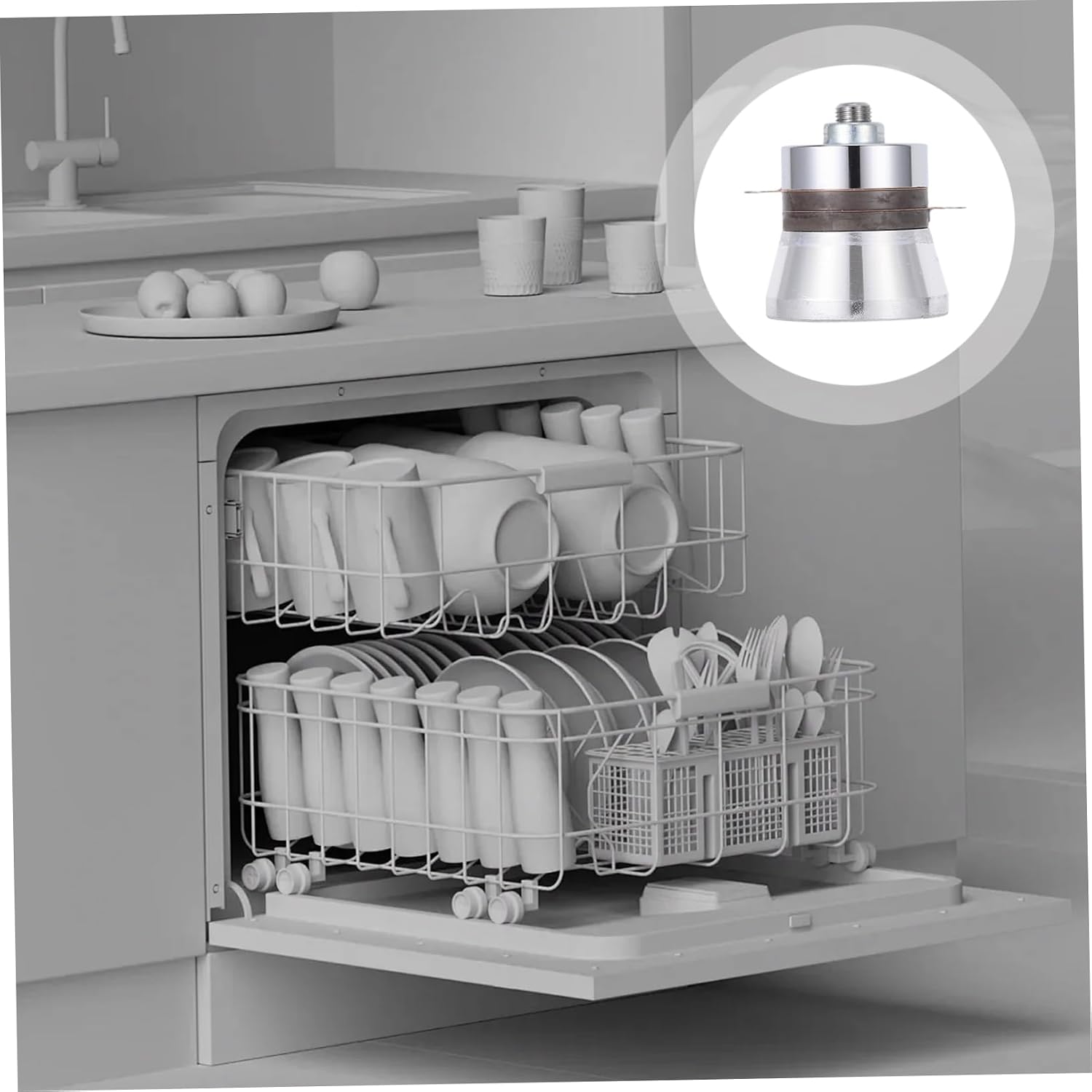 Cabilock 60w Retainer Cleaner Ultrasonic Dishwasher Parts Washer Professional Sonic Machine for Lab Industrial Use