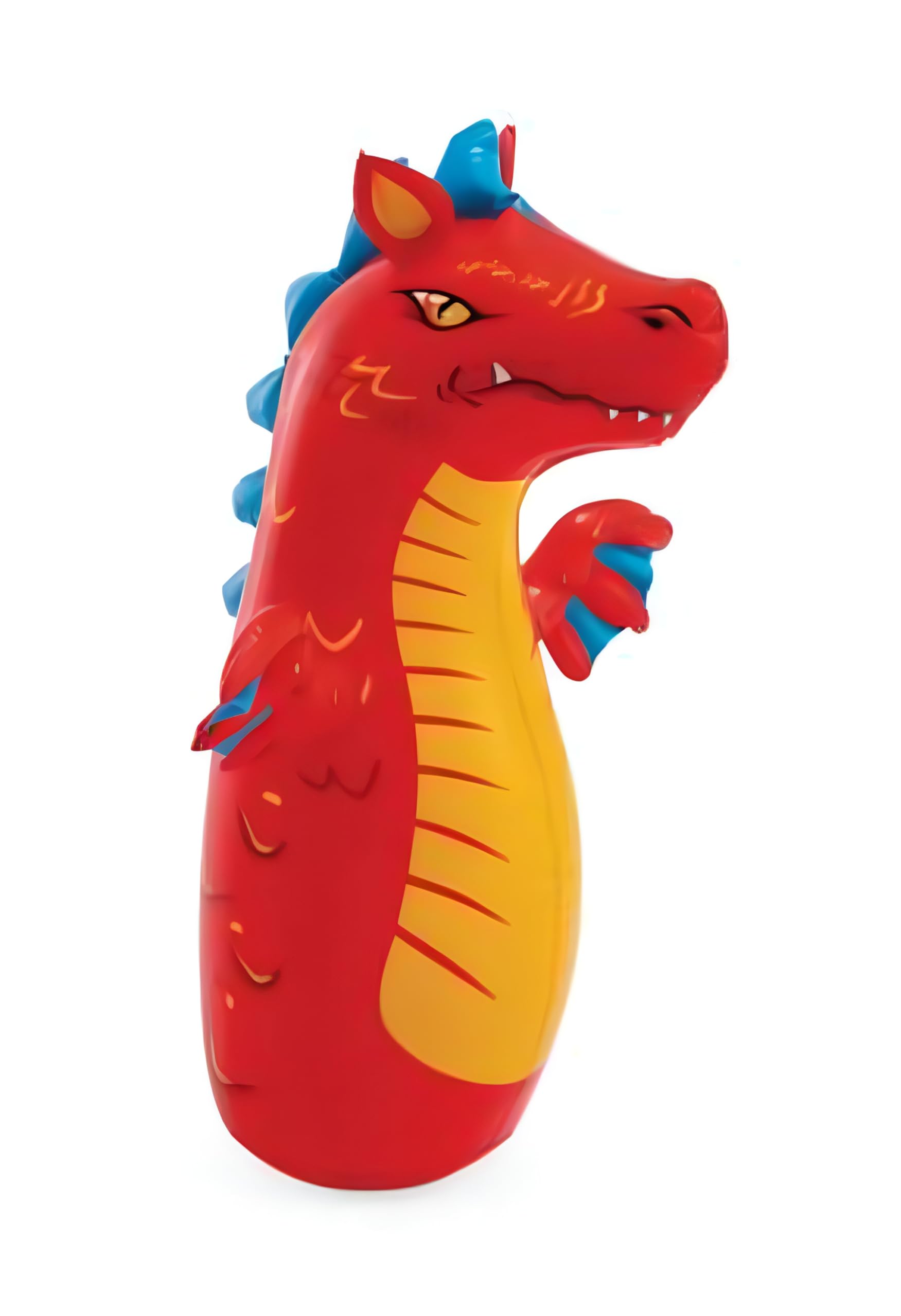VWretauls 3D Inflatable Dragon Bop Bag for Kids Punch Kick Bounce Toy Heavy Duty PVC Self Standing Fun Toy for Boys & Girls-picture-17