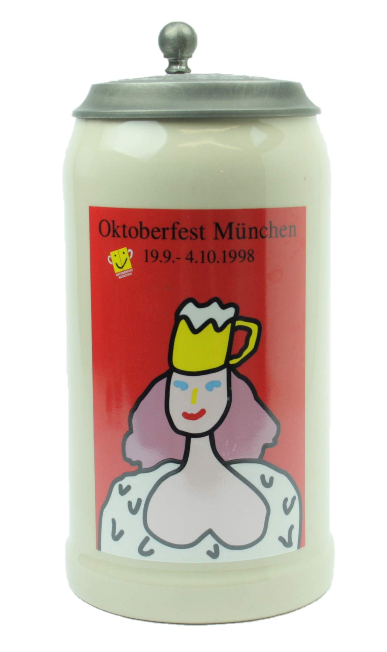 Boccale Oktoberfest 2005 – Brocca Annuale Steinfixx 1 Litro, Da Collezione, Prodotto In Germania – Originale Con Confezione