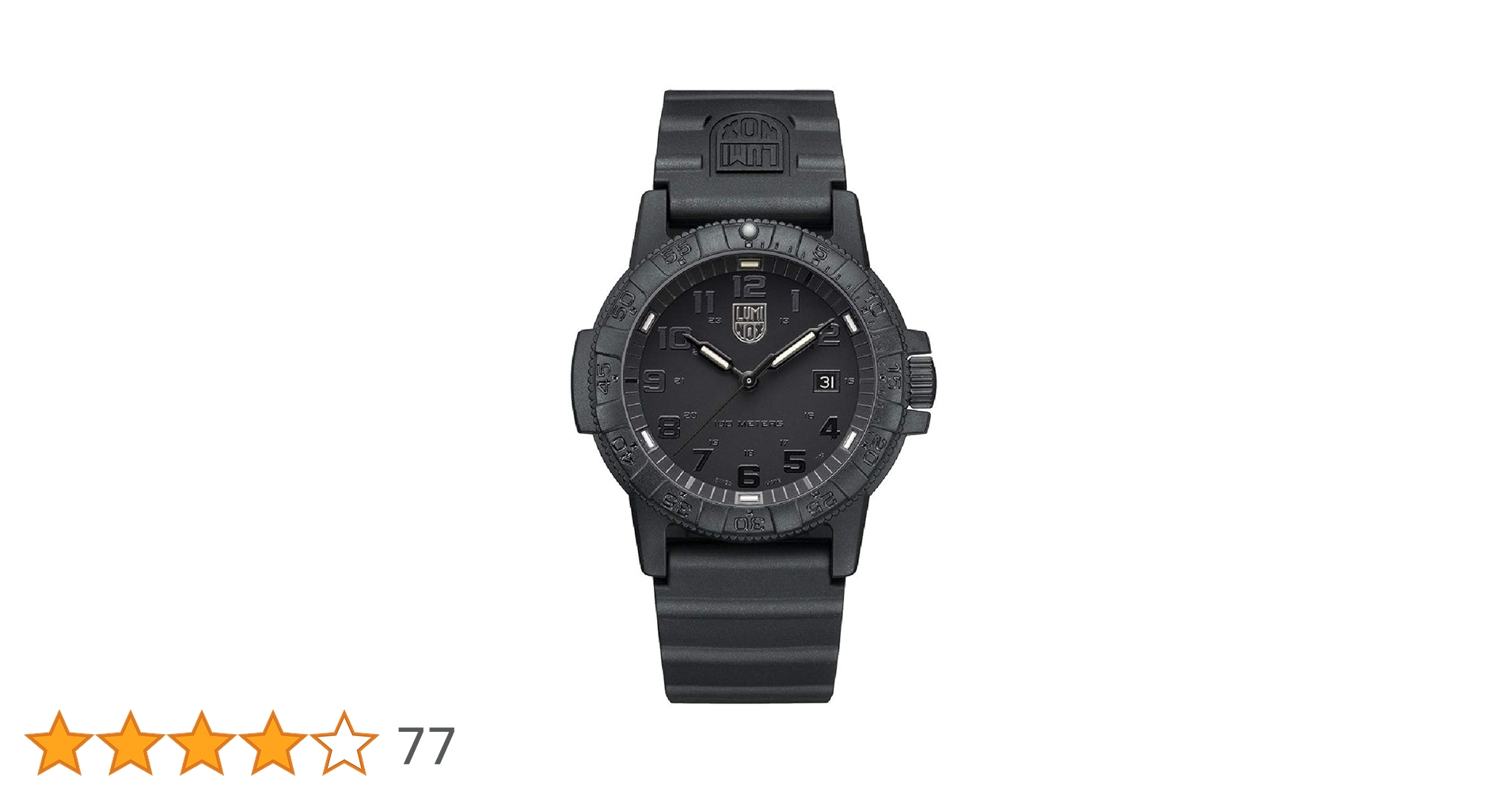 LUMINOX ルミノックス 0320-1GBq シータートルジャイアント 黒 ルミノックス（LUMINOX）（メンズ、レディース）腕時計 レザー