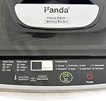 Panda Machine à Laver Portable, 1.38 pi³ Laveuse Compacte à Chargement Par Le Haut – Entièrement Automatique avec Tambour en Acier Inoxydable & Pompe de Drain Intégrée – Idéale pour Appartements, Résidences Étudiantes & Petits Espaces