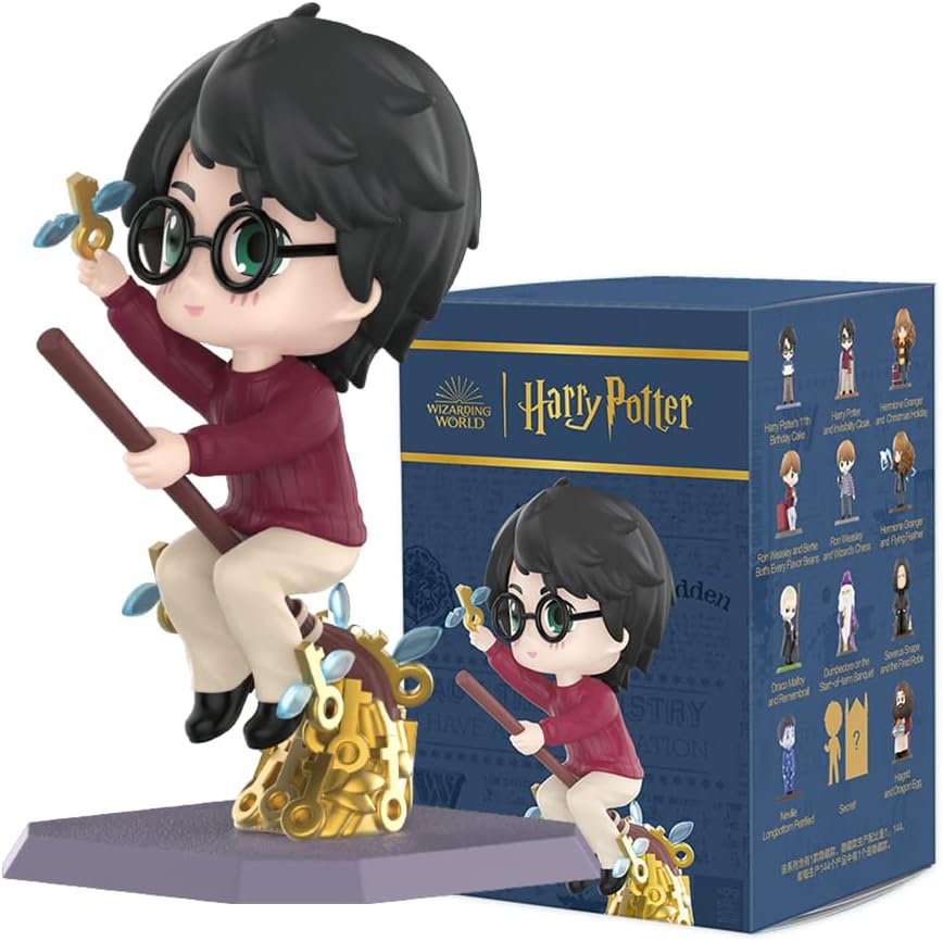 POP MARTH-P and The Sorcerer's Stone Series 3PC Exclusive Action Figure Box Toy Bulk Popular Collectible Art Cute Creative Gift, for Christmas Birthday Party Holiday, Harry Potter