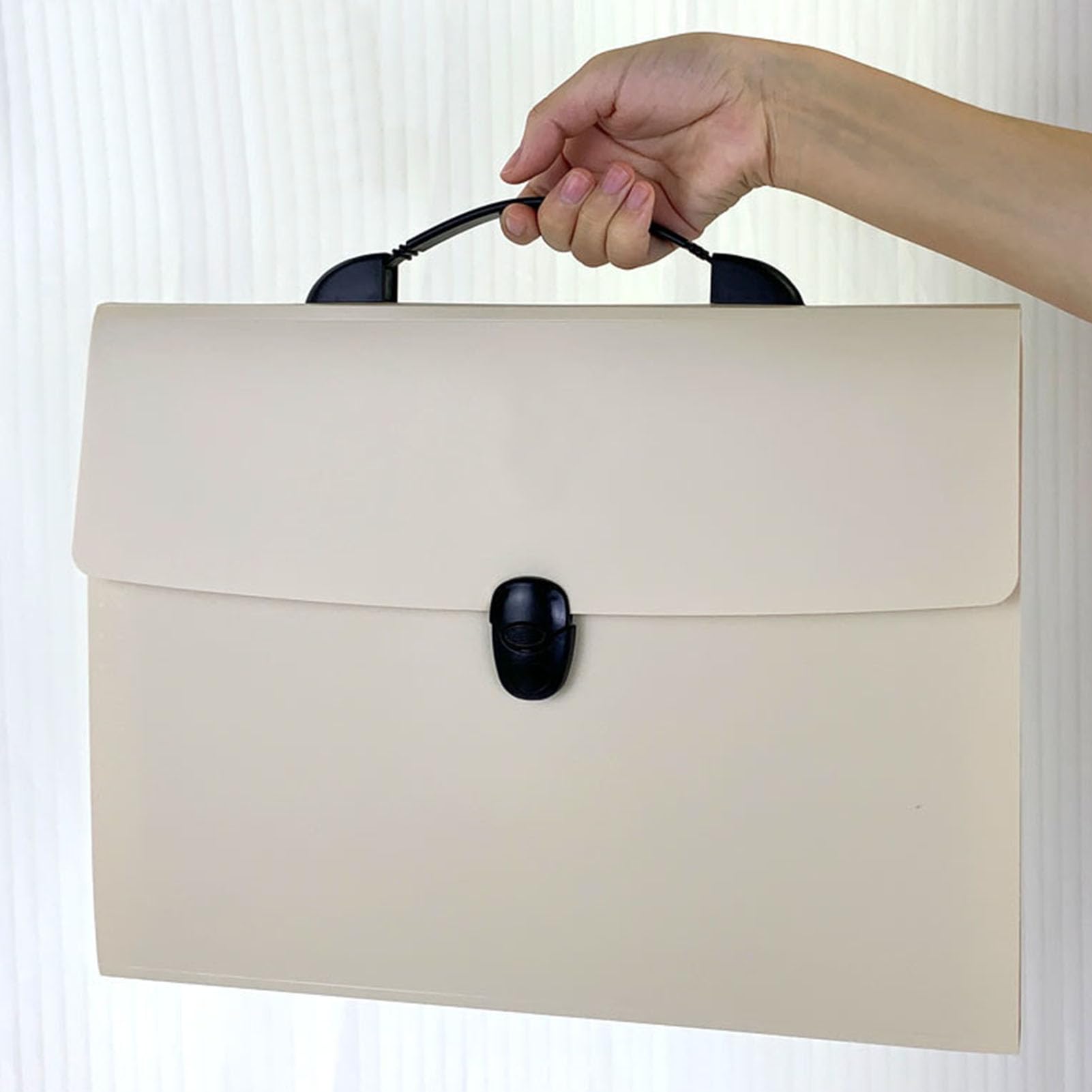 Set di 4 Organizzatori di Documenti Espandibili A4 - Cartelle Organizzatrici a 4 Colori con Tasche per Flashcard, Ricevute, Bollette e Documenti di Viaggio
