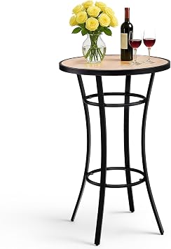Outvita 39" Outdoor Bar Height Bistro Table